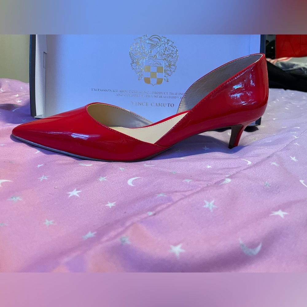New Vince Camuto Fuoco red shoes